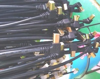 Kabel Printer USB Sudut 90 Derajat USB 2.0 Tipe A Pria Ke Tipe B Pria Kabel Pemindai Konektor Flash Emas Kecepatan Tinggi