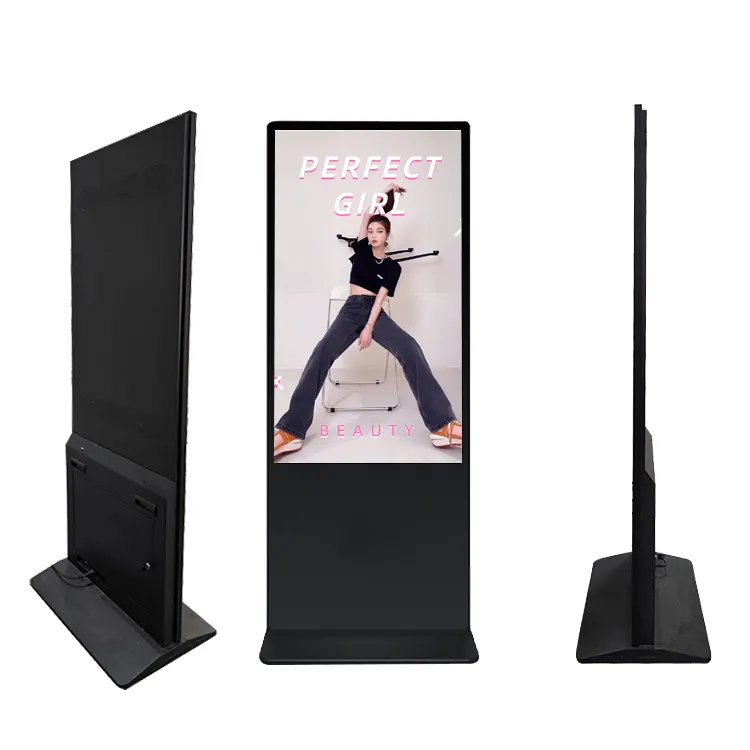 55-inch indoor Vertical Touch Screens Menu Board Digital Signage and LCD Advertising Display