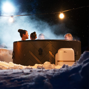 <span class=keywords><strong>Jacuzzi</strong></span> Inflable Redondo de <span class=keywords><strong>Madera</strong></span> para Jardín y Spa, Diseño Personalizado con Logotipo OEM de Fábrica - Product Image 2