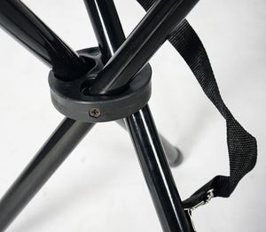 Outdoor <b>Fold</b> Modern Style Portable Tripod <b>Stool</b> Iron Chair for Garden Beach Picnic Gym Camping - Product Image 3