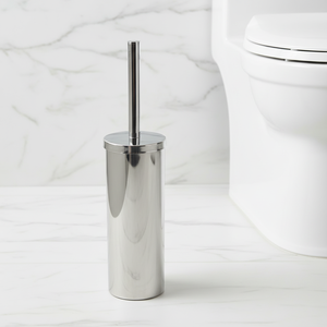 Modern Stainless Steel Toilet Brush Set for Bathroom and Kitchen New Design Holder with Cleaner Brush