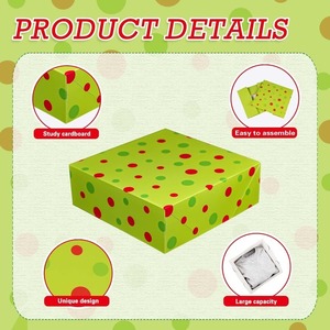 <b>Large</b> gift <b>box</b> with lid, high-end shirt <b>box</b>, Christmas gift <b>box</b>, customizable according to needs - Product Image 3