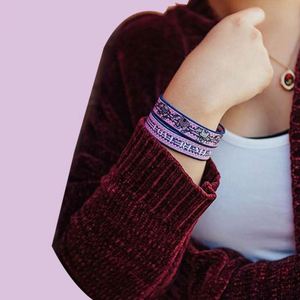 Bracelet élastique réversible personnalisé, imprimé par transfert thermique, écologique, pour adulte et enfant - Product Image 3