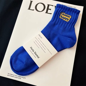 Antibacterial <b>Socks</b> Unisex Mid Calf Solid Color Sweat Absorbent Casual Daily Wear - Product Image 2