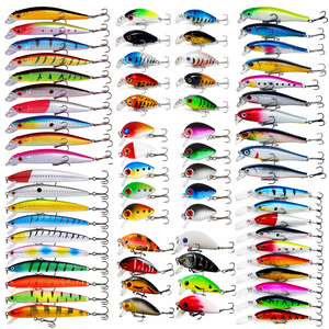 Set di 68 Esche da Pesca Assortite, Combo di Minnow e Crankbait, Esche Artificiali Dure per Bass, Trota e Acqua Salata, Direttamente dalla Fabbrica - Product Image 2
