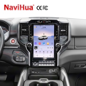 Navihua Android Car Radio Audio GPS DVD Player for Dodge RAM 2019-2023 Carplay Tesla Style Vertical Screen Android <b>Auto</b> Stereo - Product Image 3