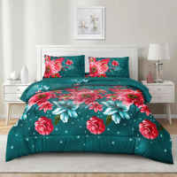 Großhandel Kanada Amerikanischer Markt 4-teiliges Cal-King Fleece Borrego Sherpa Decken-Set 1 Spannbettlaken 2 Kissenbezüge 1 Bettdecke