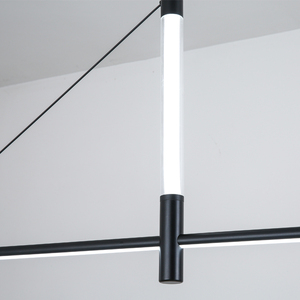 İtalyan Tarzı Lüks Minimalist Ada Bar Lambası 360 °   Işıklı Döner Restoran Modern Tasarım Sarkıt Avize - Product Image 6