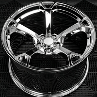 Jantes en alliage d'aluminium chromées forgées argentées de 18 pouces compatibles avec Nissan 370z 350z G37 G35 Q60 V1 5x114.3