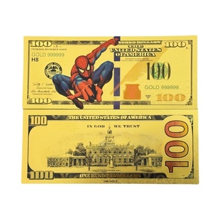 13 Çeşit Sıcak Marvel Animasyonu Altın Varaklı PET Malzemeden Hatıra Banknot Koleksiyonu Zanaat Eşyası (Zarf İçinde) - Product Image 4