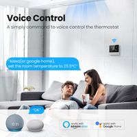 Controlador de Aire Acondicionado Inteligente Wifi Avatto Tuya, Termostato Wifi de 24v, Interruptor de Termostato para Aires Acondicionados con Función de Calefacción y Refrigeración