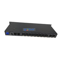Convertisseur Artnet Dmx et amplificateur DMX avec contrôleur d'éclairage RDM 8 ports Artnet sortie 8x512 4096 canaux