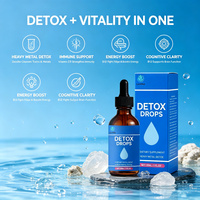 Complément Alimentaire Liquide de Zéolite Naturelle en Gros pour le Soutien Quotidien à la Détoxification avec Vitamines, Absorption Facile, 30ml