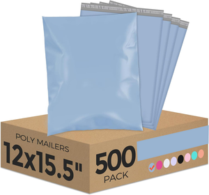 Bolsas de Envío Autoadhesivas Personalizadas de Polietileno con MOQ Bajo, Bolsas de Correo Adhesivas Biodegradables para <span class=keywords><strong>Ropa</strong></span> y Negocios - Product Image 1