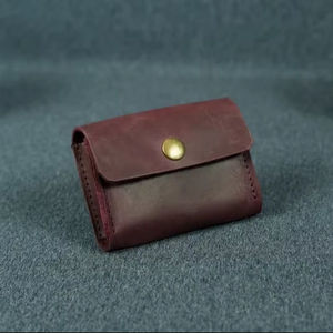 Premium Leather <b>Card</b> <b>Wallet</b> Slim Credit <b>Card</b> Holder Business <b>Card</b> Case with Secure Snap Closure for Everyday Carry - Product Image 1
