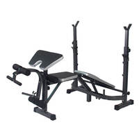 Banc de musculation inclinable et pliable, réglable, portable, multifonctionnel, pour haltères et exercices de musculation, vente en gros