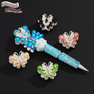 Barrettes à cheveux Nantong Butterfly en alliage, strass, cristal, colorées, accessoires de fête pour femmes et filles - Product Image 2
