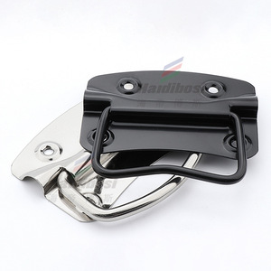 <b>Folding</b> Handle Tf-352 Stainless Steel Nickel Plated For Toolboxes Equipment Boxes Wooden <b>Crates</b> - Product Image 1