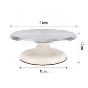 Base Giratoria Profesional Antideslizante de Aleación de Aluminio de 12 Pulgadas para Decoración de Pasteles <span class=keywords><strong>y</strong></span> Repostería - Product Image 2