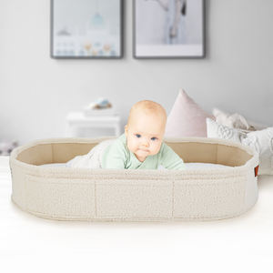 Vente chaude Portable Durable Teddy Velours <span class=keywords><strong>Feutre</strong></span> Bébé Couche Panier <span class=keywords><strong>À</strong></span> Langer Transporteur Panier <span class=keywords><strong>À</strong></span> Langer Nouveau-Né Essentials - Product Image 6