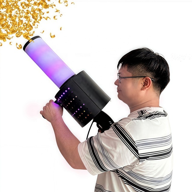 Manual Control LED CO2 Gas Column Gun Stick DJ Atmosphere Disco Stage Fog Special Effects Props Confetti Machine