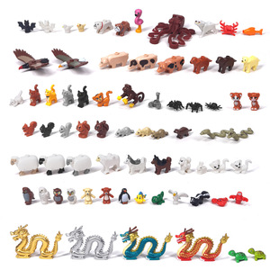 Bloques <span class=keywords><strong>de</strong></span> Construcción MOC <span class=keywords><strong>de</strong></span> Animales <span class=keywords><strong>de</strong></span> Granja, 40 Piezas, Diseño <span class=keywords><strong>de</strong></span> Cabra, <span class=keywords><strong>Gaviota</strong></span>, Pingüino, Pez y Oveja - Product Image 1