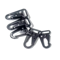 Boucle à dégagement latéral en alliage de zinc noir de 25mm Boucle de ceinture réglable robuste Style classique en vrac solide pour sangles de sac à dos