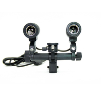 Support de lampe double de vente chaude avec porte-parapluie, support d'ampoule de photographie pour studio photo vidéo