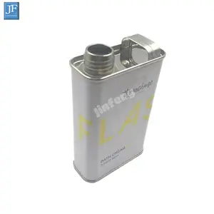 Free Sample New Container Floor Care Square Can Empty Can Shower Gel Tin Box Shampoo Flask Stainless Steel Wine Can