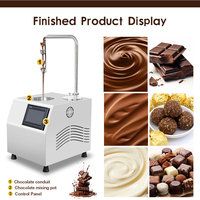 10L RVS Chocolade Tempereringsmachine Chocolade Coatingmachine voor Noten en Koekjes