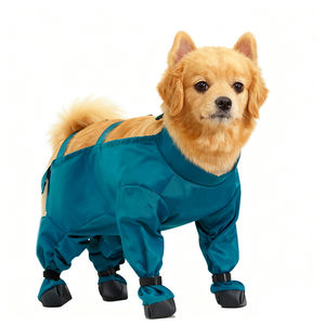 더러움 방지 멜빵 강아지 점프수트 발 보호 방수 신발 옷 걷기 달리기 하이킹 바지 - Product Image 2
