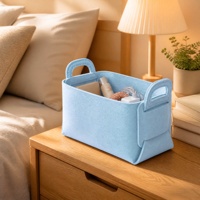 Panier de rangement pliable en feutre épais de qualité supérieure, grande capacité, pour jouets et vêtements