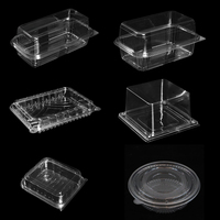 Boulangerie Dessert Cookie Macaron Pâtisserie Papier Emballage Transparent Gâteau Boîte en plastique Clair