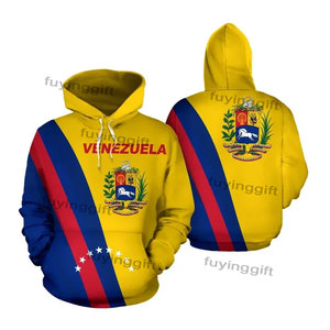 Cheap Custom 3D Printed Venezuela Country Flag 7 <strong>Stars</strong> Hoodie Hooded Pullover Men Women Sweatshirt Venezuela <strong>Clothing</strong> - Product Image 5