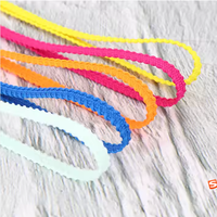 6mm 7mm dents de scie/lacets dentelés lacets plats pour chaussures hautes et de course