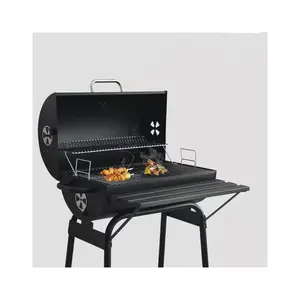 wholesale customized china out door charcoal bbq grill with smoke extractor