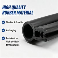 Bandes d'étanchéité de porte en caoutchouc EPDM, anti-poussière, réduction du bruit, isolation phonique, joint d'étanchéité flexible pour pick-up, ajustement universel