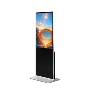 Крытый напольный стенд LCD 32 43 55 дюймов Digital Signage дисплей рекламный плеер