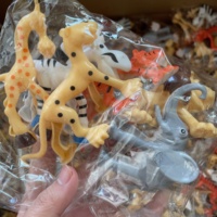 Schöne Tiere Tiger Giraffe Elefant Spielzeug Cake Topper Kinder Geburtstags torte Dekoration