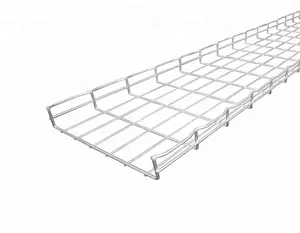 100x50mm Zinc Plated Hot dip Galvanized Wire Mesh Cable Tray with FOB Prices
