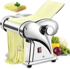 Automatic Dough Sheeter Press Electric Noodles Cutter Machine Pasta Making Machine Noodles Maker for Sale Multifunction 1 Set