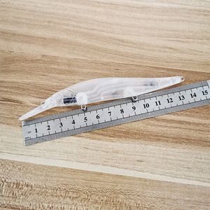 T-9063 supérieur droit 135mm14g Jerkbait gros méné non peint leurre blancs leurre de pêche dur corps de leurre en plastique - Product Image 5