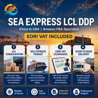 Expédition maritime LCL Chine-Allemagne DDP Amazon FBA Porte-à-Porte avec EORI et TVA inclus Logistique professionnelle tout-en-un