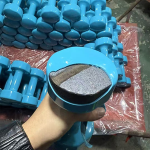 Prix de gros Pro Style Musculation 3kg <span class=keywords><strong>5</strong></span> kg <span class=keywords><strong>Kgs</strong></span> Jeu d'haltères de gymnastique 2 pièces Vinyle <span class=keywords><strong>5</strong></span> kg Haltères bleus - Product Image 3