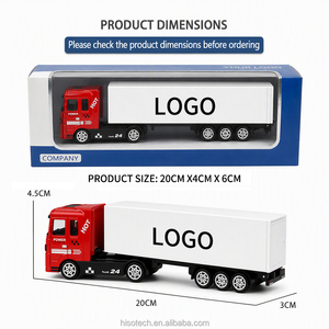 Modellino di <span class=keywords><strong>Camion</strong></span> Portacontainer in Metallo Pressofuso Scala 1:72 con Logo Personalizzato - Product Image 6