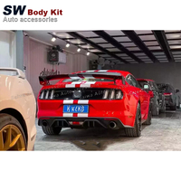 Aileron arrière en fibre de carbone de style GT500 de haute qualité pour Ford Mustang 2015-2021, aileron arrière, pièces automobiles, accessoires, pare-chocs de voiture