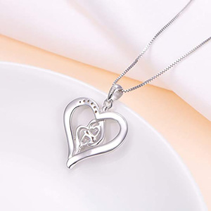 สร้อยคอ CAOSHI รูปหัวใจเรียบง่าย สลักข้อความ "Always <span class=keywords><strong>My</strong></span> <span class=keywords><strong>Sister</strong></span> Forever <span class=keywords><strong>My</strong></span> Friend" ประดับเพชรซิคอน ดีไซน์สำหรับผู้หญิง แฟชั่นสำหรับงานปาร์ตี้ - Product Image 5