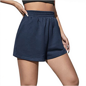 Shorts Deportivos Casuales para Mujer, Color Negro, con Cordón Ajustable y Cintura Elástica, para Gimnasio y Descanso - Product Image 2