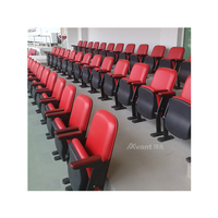 Système de sièges en gradins Avant Sports à fixation au sol, sièges VIP rembourrés inclinables, chaise d'auditorium personnalisable avec accoudoirs