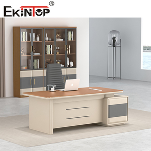 Ekintop Modular L hình dạng bảng CEO văn phòng đồ nội thất Máy tính để bàn máy tính bảng thiết kế văn phòng Bàn và ghế Bộ - Product Image 3
